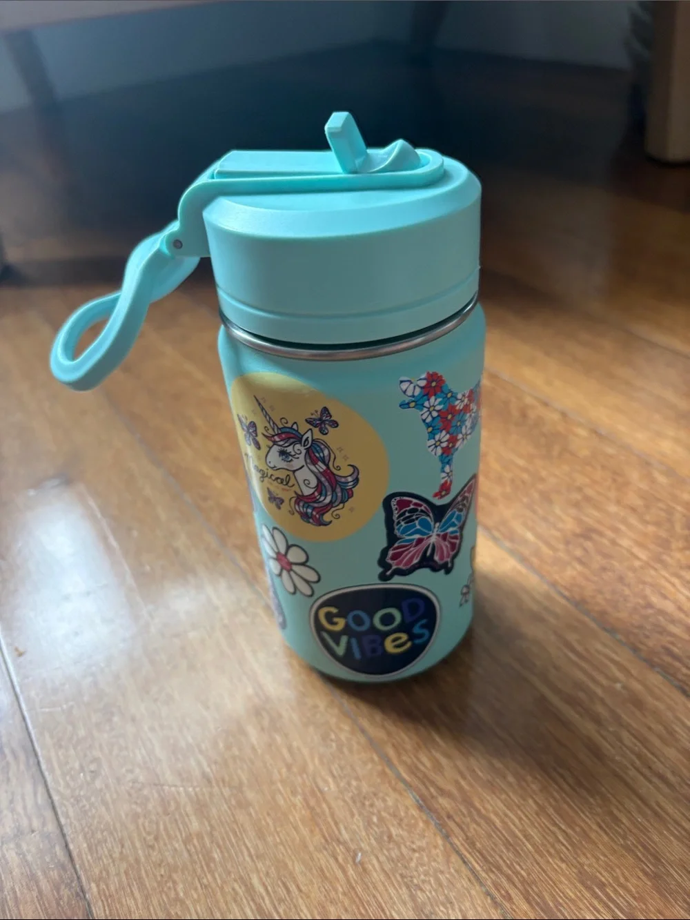 Life Is Good Kids Insulated Straw Bottle - Mint